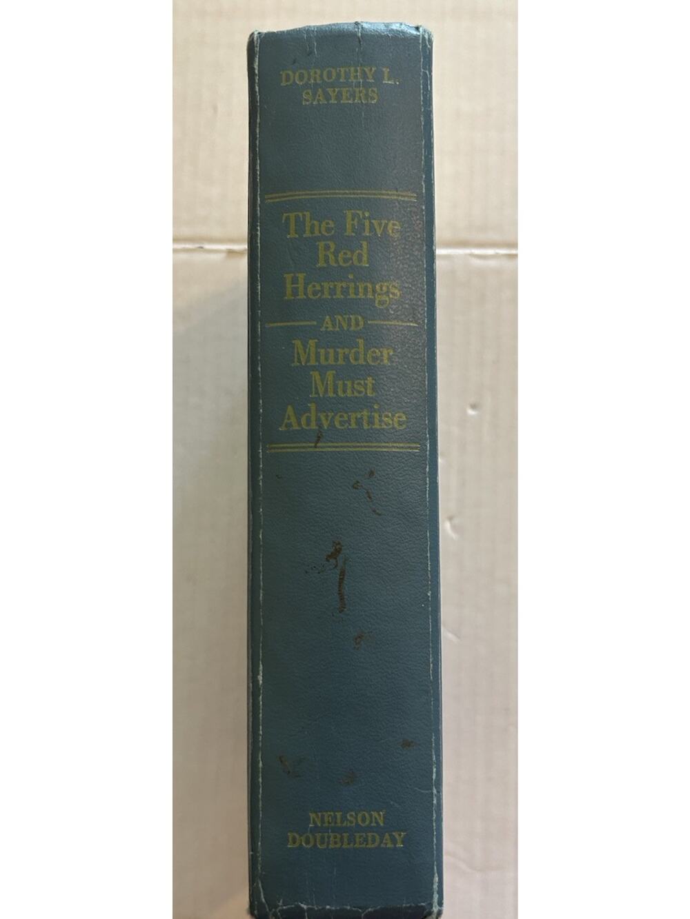 1933 The Five Red Herrings and Murder Must Advertise Dorothy L. Sayers Hardback